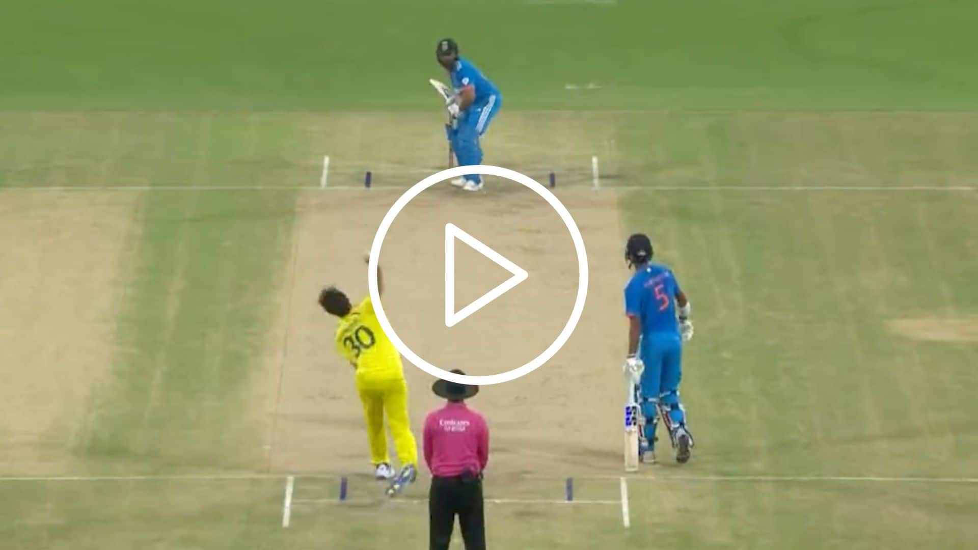 [Watch] Rohit Sharma Hits 52nd ODI Fifty As He Tonks Aussies For Record Breaking 5 Sixes